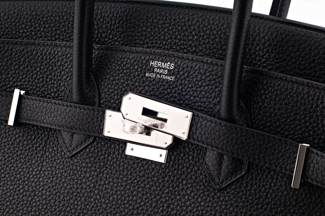 Birkin 35 Black Taurillon Clem