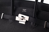 Birkin 35 Black Taurillon Clem