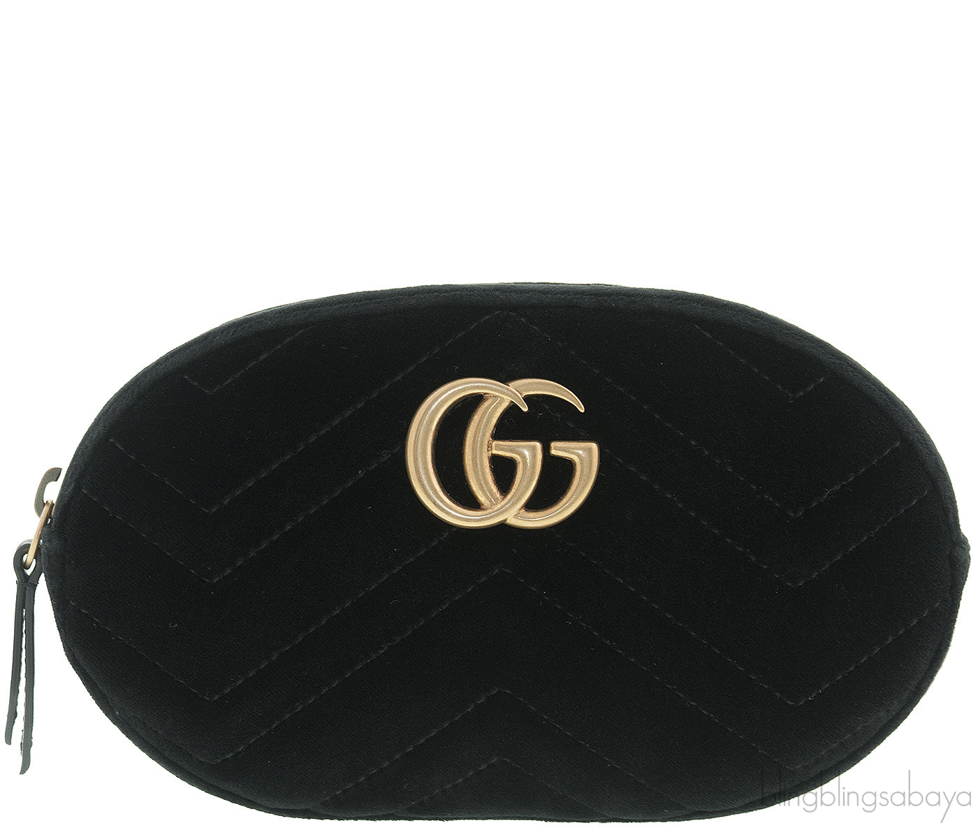 GG Marmont Velvet Belt Bag