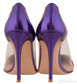 Red & Purple Plexi Pumps