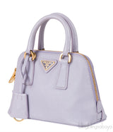 Glicine Saffiano Mini Promenade Bag