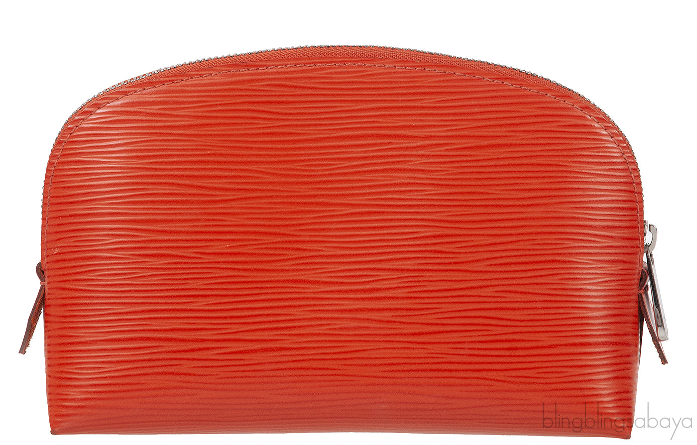 Louis Vuitton Orange Cosmetic Pouch Epi Leather