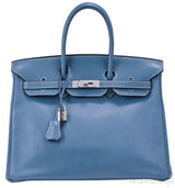Birkin 35 Blue Jean Togo