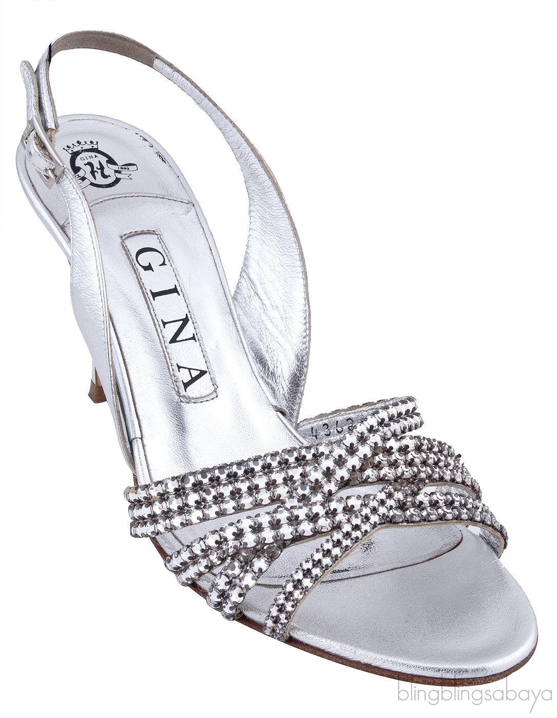 Maggie Crystal Slingback Sandals