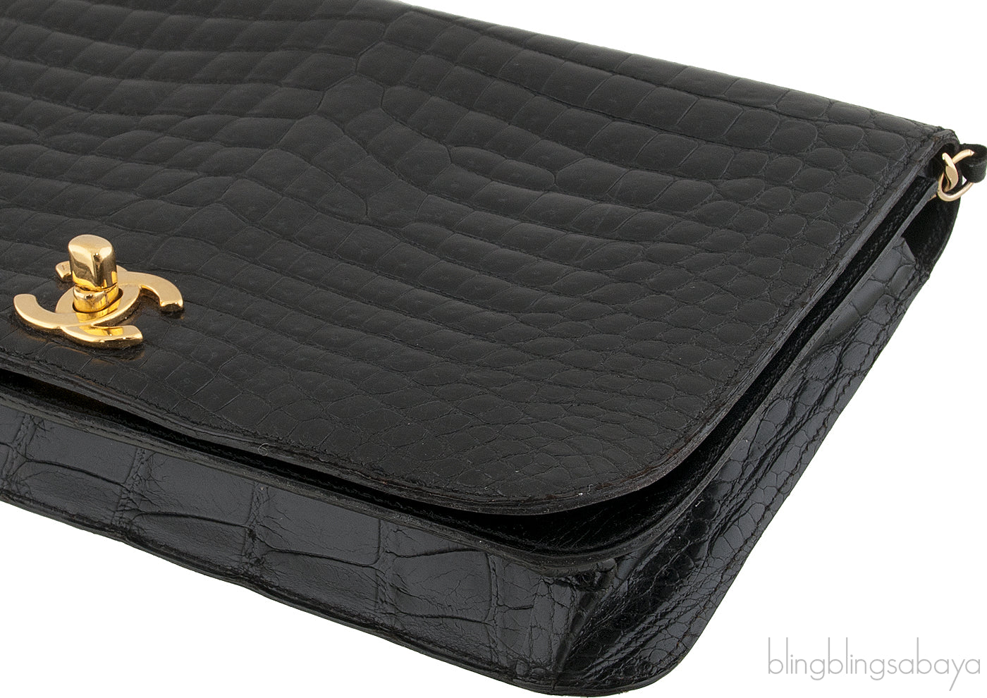 Vintage Crocodile WOC Clutch