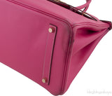 Birkin 35 Epsom Rose Tyrien GHW