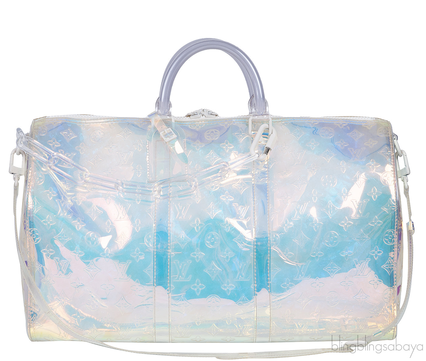 Louis Vuitton Monogram Prism Keepall Bandouliere 50