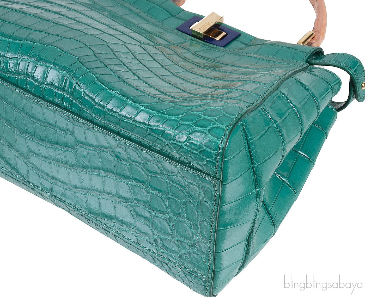 Tricolor Crocodile Mini Peekaboo