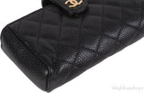 Chanel Black Quilted Phone Holder GHW