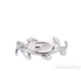 Olive Leaf Silver Ring