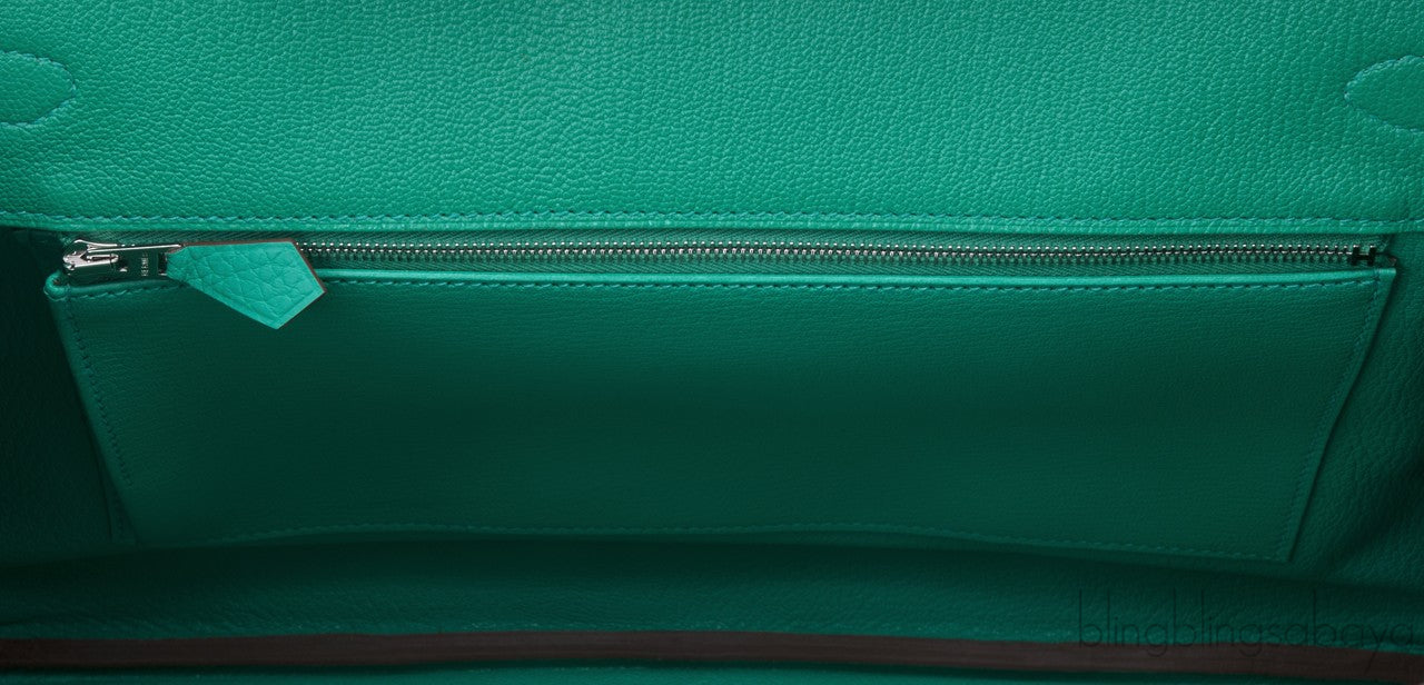 Birkin 35 Mint Taurillon Clem