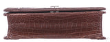 Diorama Crocodile Flap Bag