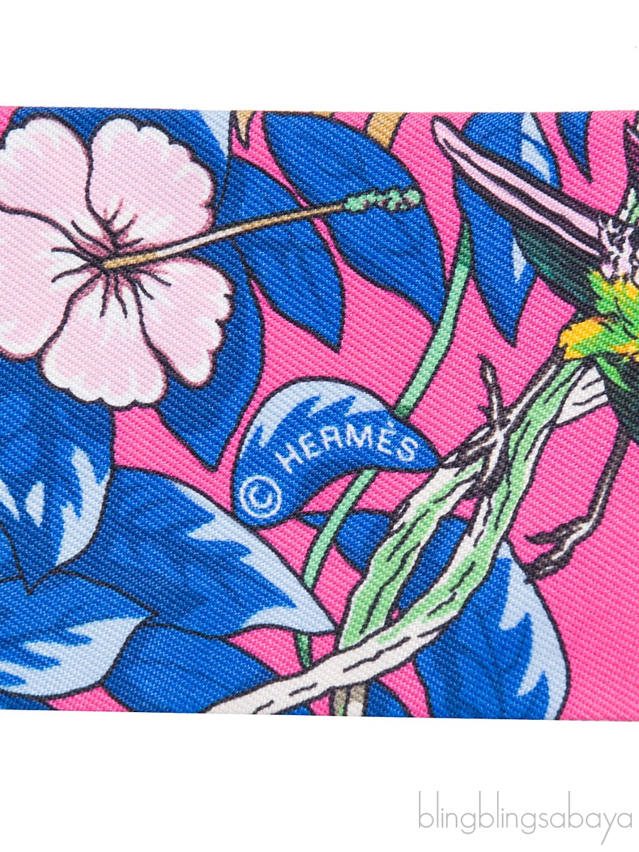 Jungle Love Love Pink Twilly