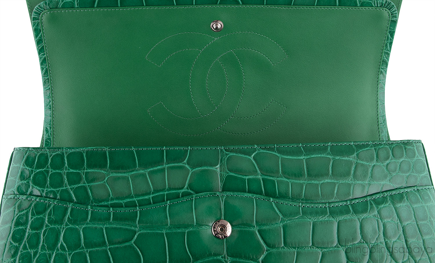 Classic Jumbo Emerald Green Crocodile