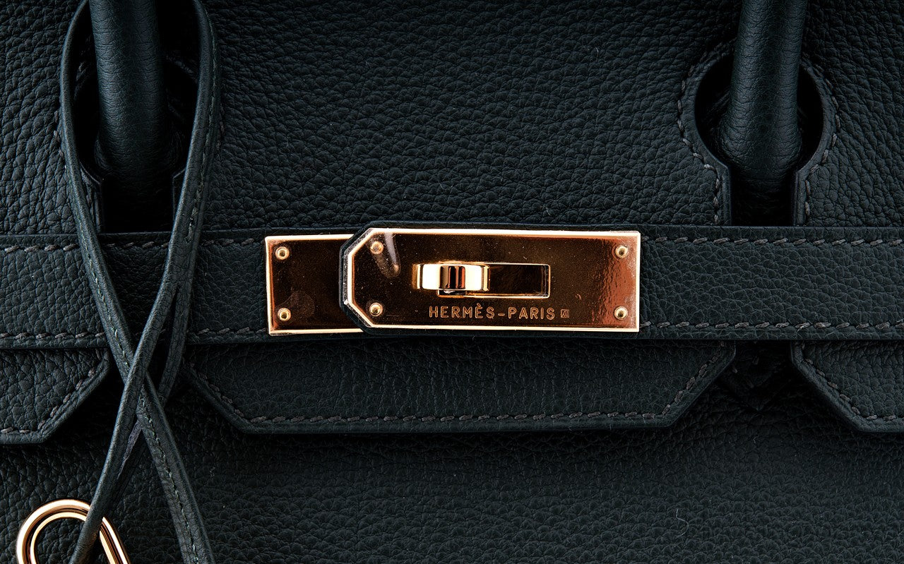 Birkin 30 Vert Fonce Togo