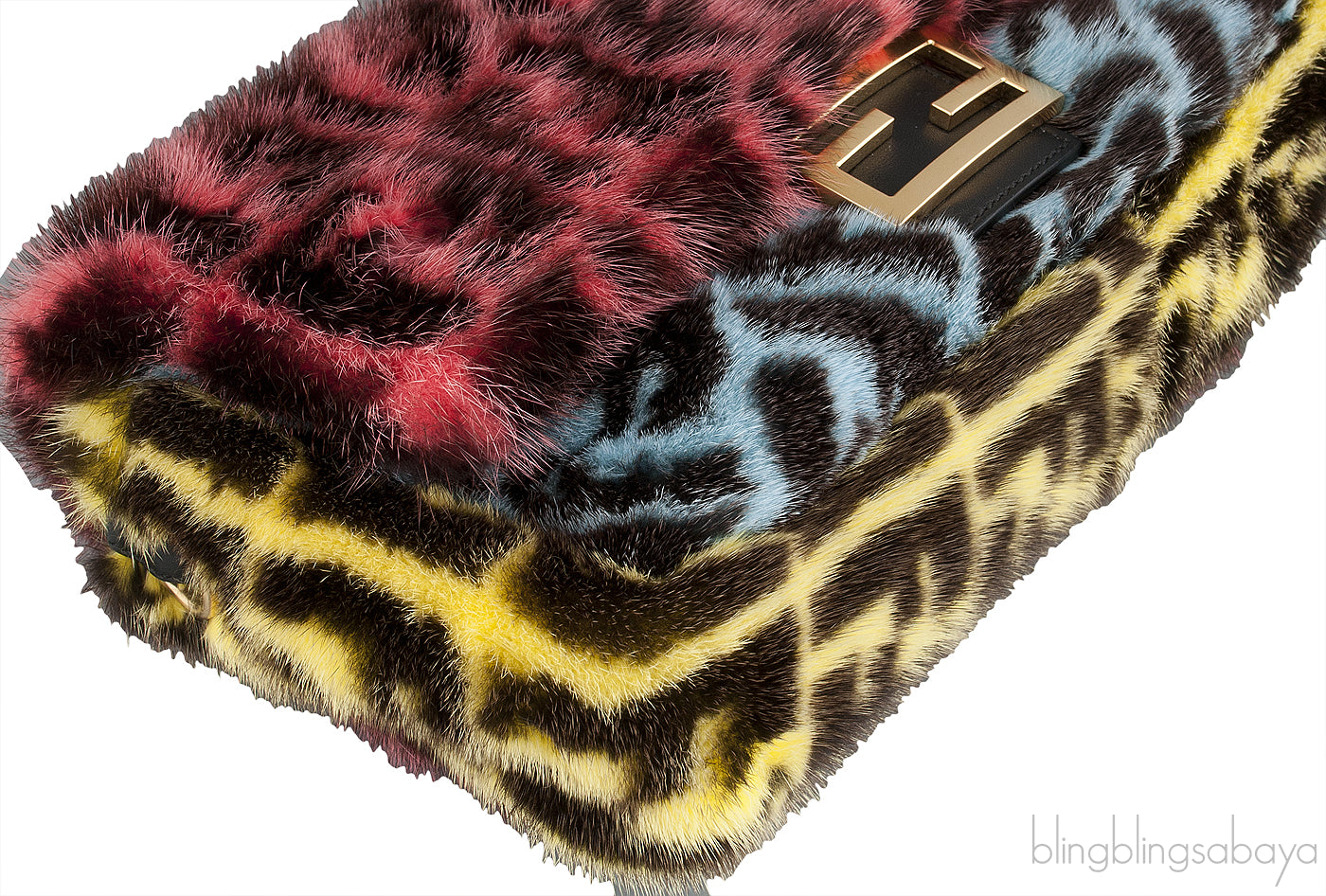 Baguette Multicolor Mink Fur