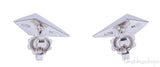Noora Shawqi Junonia Diamond & Turquoise Stud Earrings