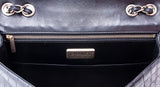 Classic Jumbo Black Shiny Croco
