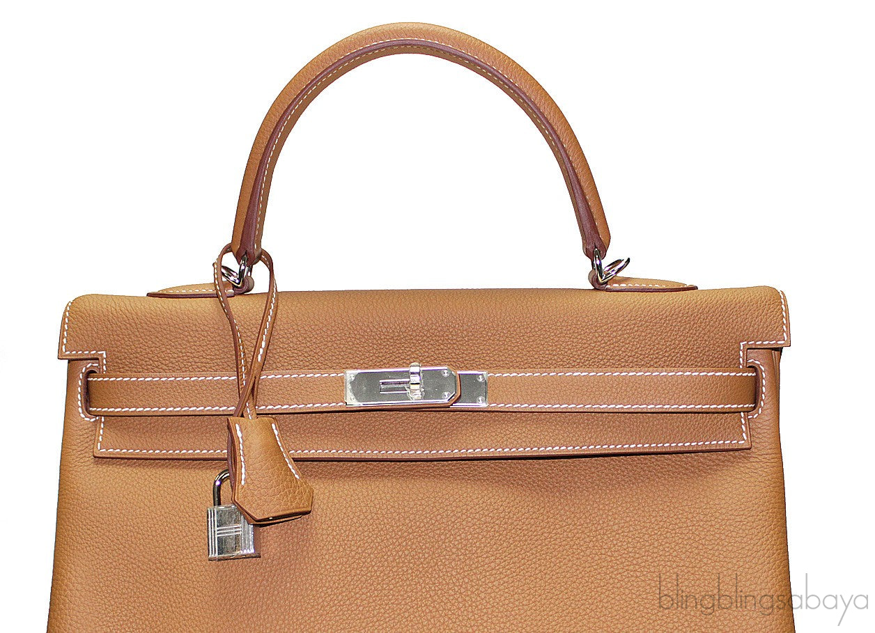 Kelly 35 Gold Retourne Togo PHW