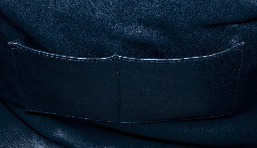 Blue Round Tube Bag