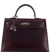 Kelly 35 Sellier Bordeaux Porosus