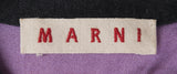 Purple Stripe Cashmere Blend Cardigan