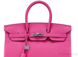 Birkin 35 Rose Lipstick Togo