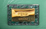 Fendi Peekaboo Medium Green Python Bag