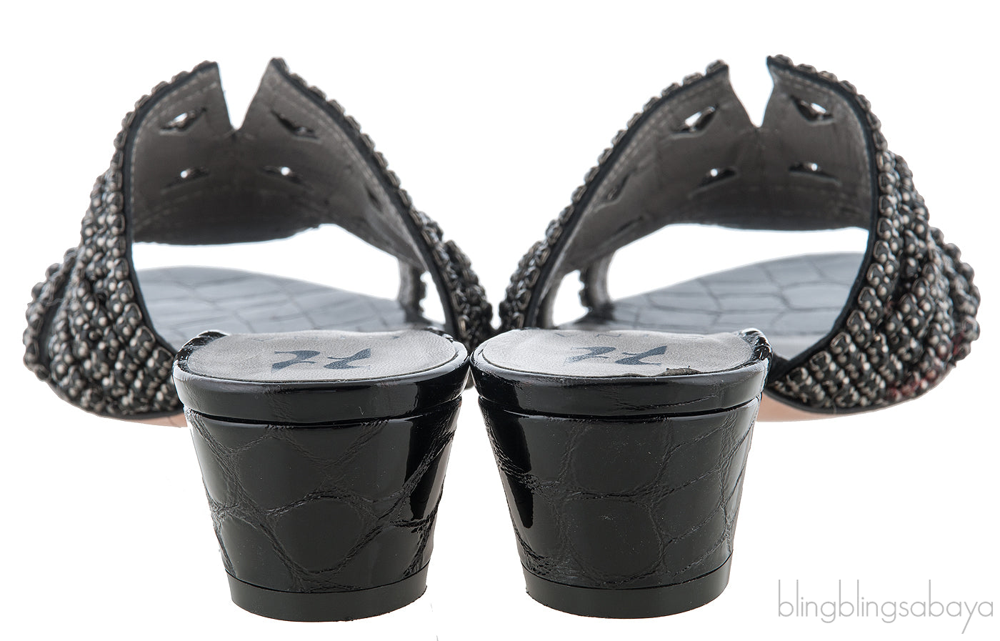Galaxy Croc Embossed Sandals