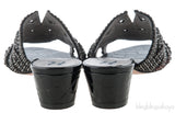 Galaxy Croc Embossed Sandals