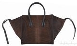 Shaded Pony Hair Phantom Brown Bag