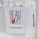 Beau Loves White Printed Pleated Kid Skirt