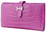 Rose Tyrien Bearn Crocodile Wallet