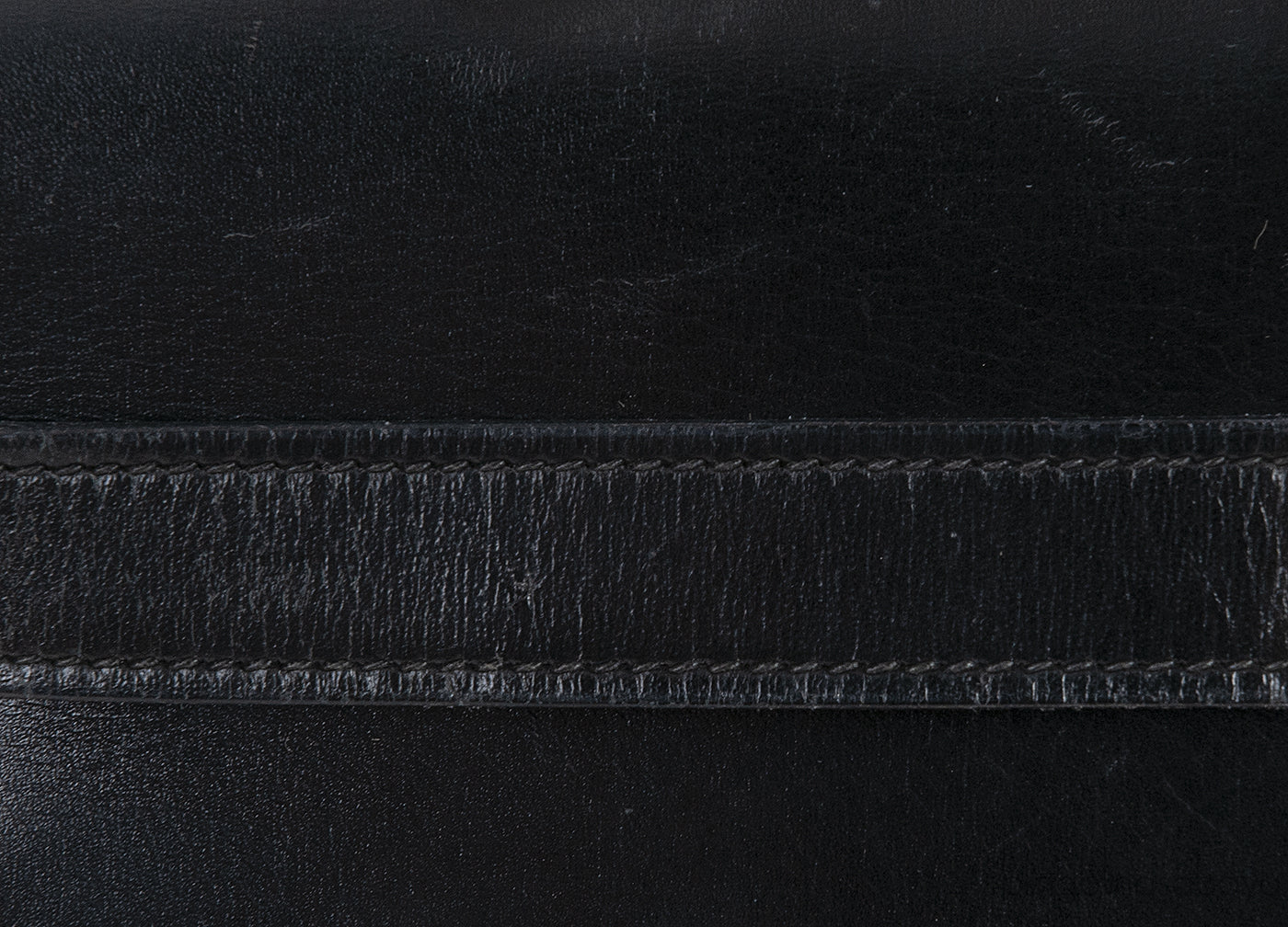 Vintage Kelly 32 Black Box Sellier GHW