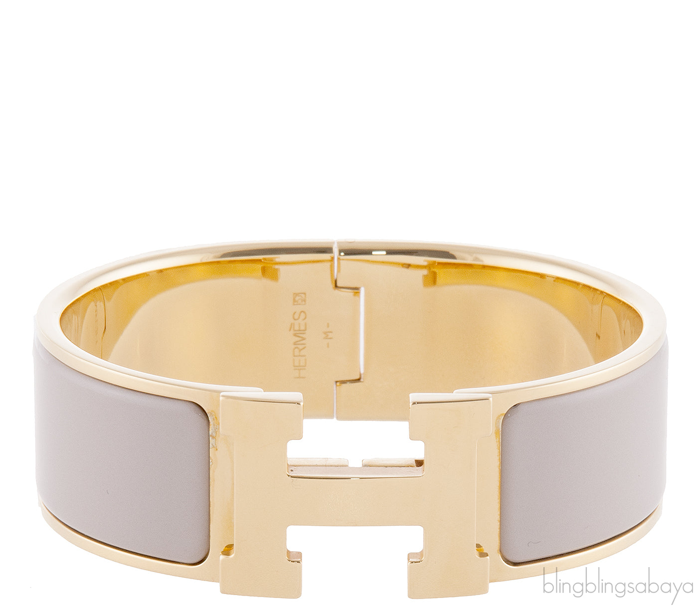 Clic Clac H Wide Bracelet Etoupe