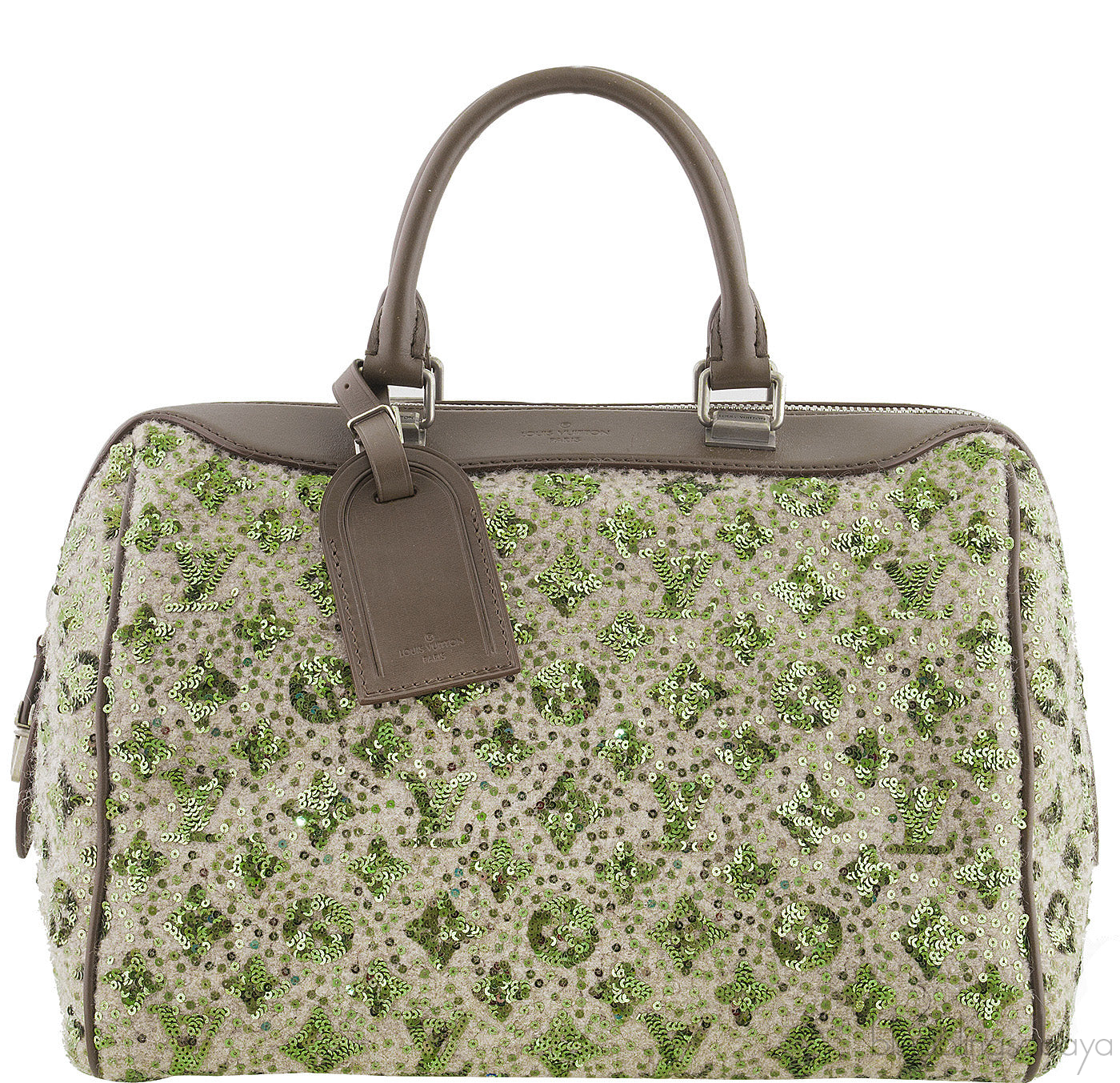 Sequin Monogram Speedy Bag