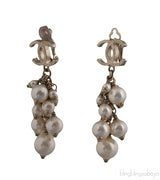CC Grape Pearl Earrings