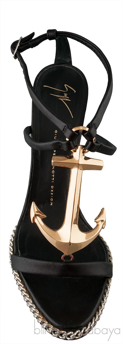 Coline Anchor Wedge Sandals
