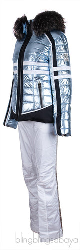 Fur Trimmed Ski Jacket & Trouser Set + Fusalp Inner Jacket