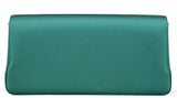 Gothisi Emerald Green Satin Clutch