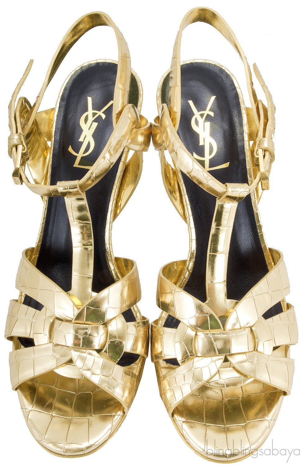 Crocodile Print Gold Tribue