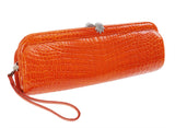 KWANPEN KP Homage Orange Trace Crocodile Long Clutch