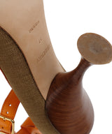 Burberry Brecon Contrast Trim Canvas Pumps 37