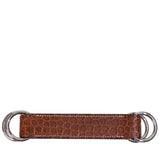 Hermes Brown Crocodile Key Ring