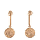 Hermes Ex-Libris Rose Gold Drop Earrings