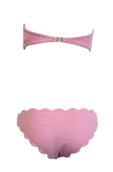 Marysia Scallop Edge Top & Bikini Pink