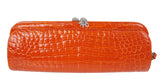 KWANPEN KP Homage Orange Trace Crocodile Long Clutch