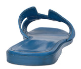 Hermes Blue Izmir Oran Epsom Sandals 36