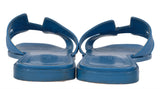 Hermes Blue Izmir Oran Epsom Sandals 36