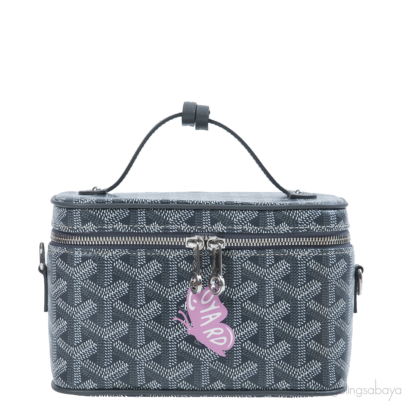 Goyard Grey Muse Butterfly Mini Vanity Bag